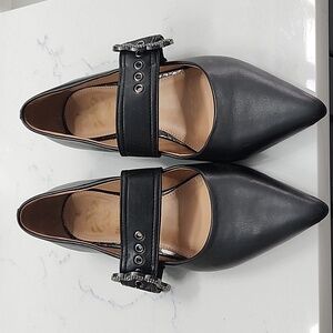 Sam & libby fancy buckle flats size 8